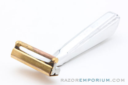 1940-41 Schick Type F New Improved Art Deco Injector Razor Set