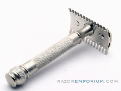 1930's Gillette Goodwill DE Safety Razor | Factory Nickel Revamp