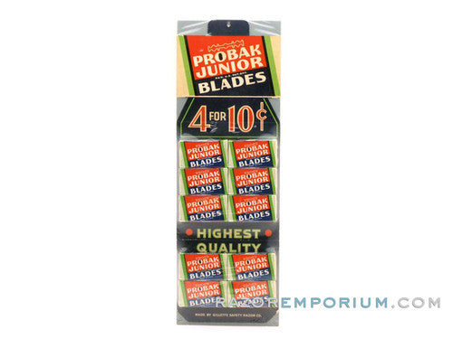 Probak Junior New Old Stock Double Edge Safety Razor Blades (40)