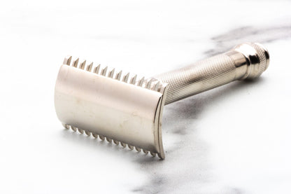 1920's Gillette Ball End Open Comb Double Edge Safety Razor Set | Original Condition