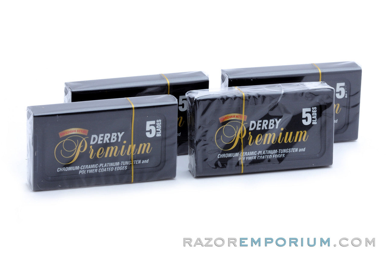Derby Premium Platinum Double Edge (DE) Razor Blades