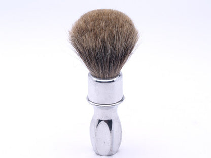 Vintage Restored Best Badger Shaving Brush | Metal Handle