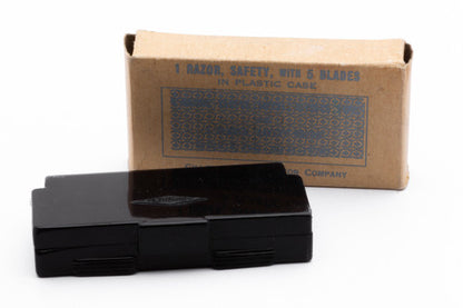 1939-47 WWII Gillette Contract DE Safety Razor Case with Shipper