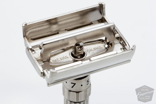 1959 Gillette E3 Fatboy Adjustable Double Edge Set
