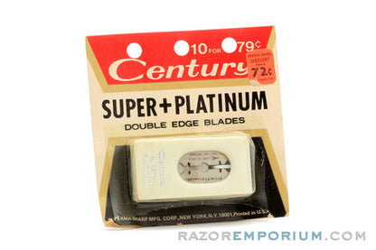 Century Super + Platinum Double Edge Blades - Excellent