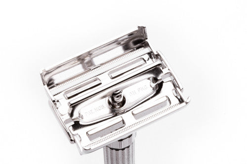 1958 D3 Gillette TTO Fatboy Adjustable Double Edge Safety Razor | Rhodium Revamp