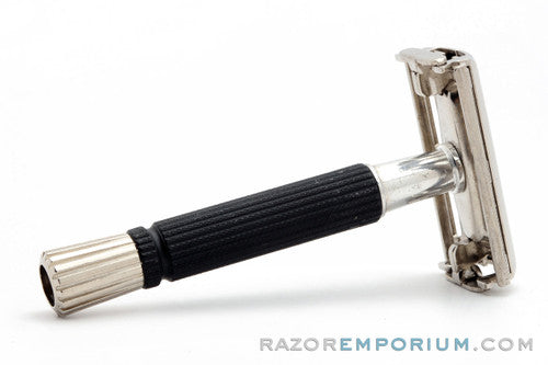 1970 Gillette Black Handle Super Speed Safety Double Edge Razor P4