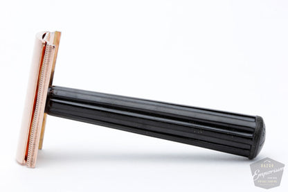 1940's Gillette Post WWII Bakelite Handle Tech DE Safety Razor