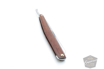 5/8" Muschel German Hollow Ground Straight Razor Wooden Scale