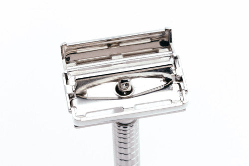 1966 L3 Gillette Flare Tip DE Super Speed Safety Razor  | Nickel Revamp