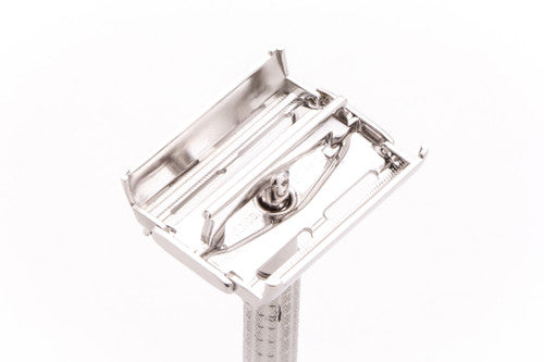 1957 C1 Gillette Flare Tip Super Speed Safety Razor  | Rhodium Revamp