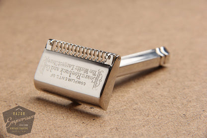 Ever-Ready 1912 Style Single Edge Safety Razor * Revamped - Nickel