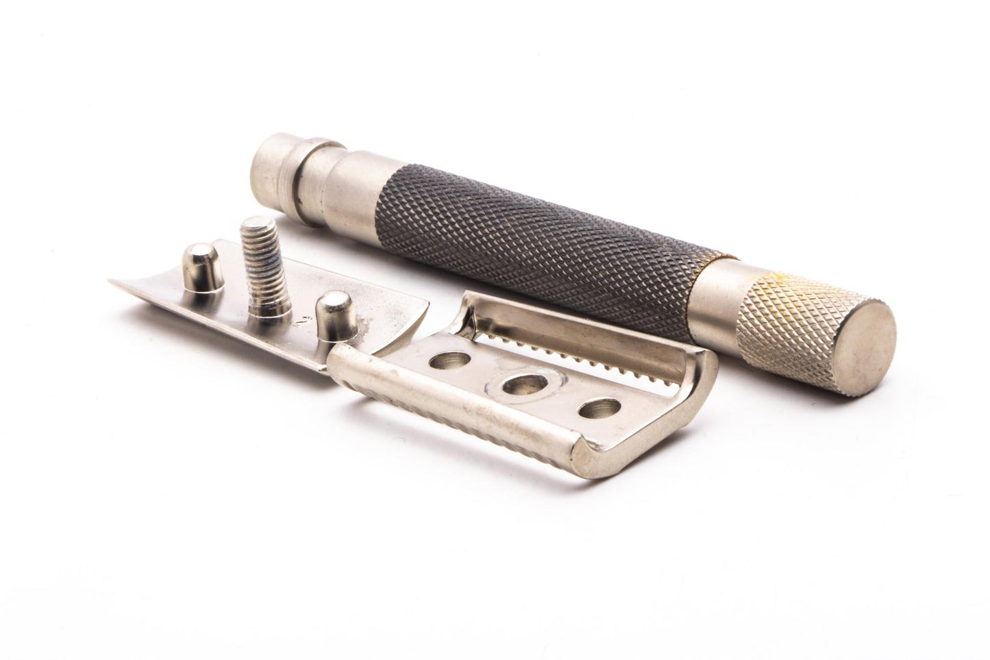 Parker | Graphite 55SL Slant Three Piece Double Edge Safety Razor