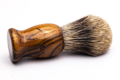 Vintage Restored Wooden Handle Badger Brush