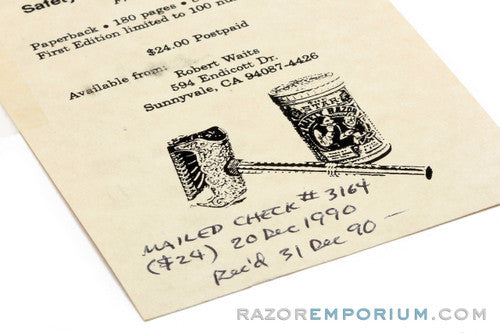 First Edition: Safety Razor Reference Guide by Robert K. Waits