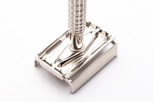 1956 B2 Gillette Flair Tip Super Speed Double Edge Safety Razor | Factory Nickel Revamp