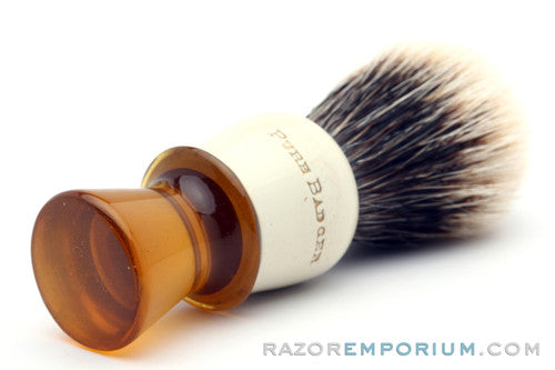 Albright Rubberset Revamped Pure Badger Shaving Brush