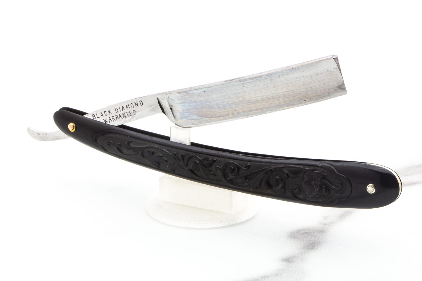 5/8" Vintage Restored Black Diamond J.B. Kaercher Straight Razor
