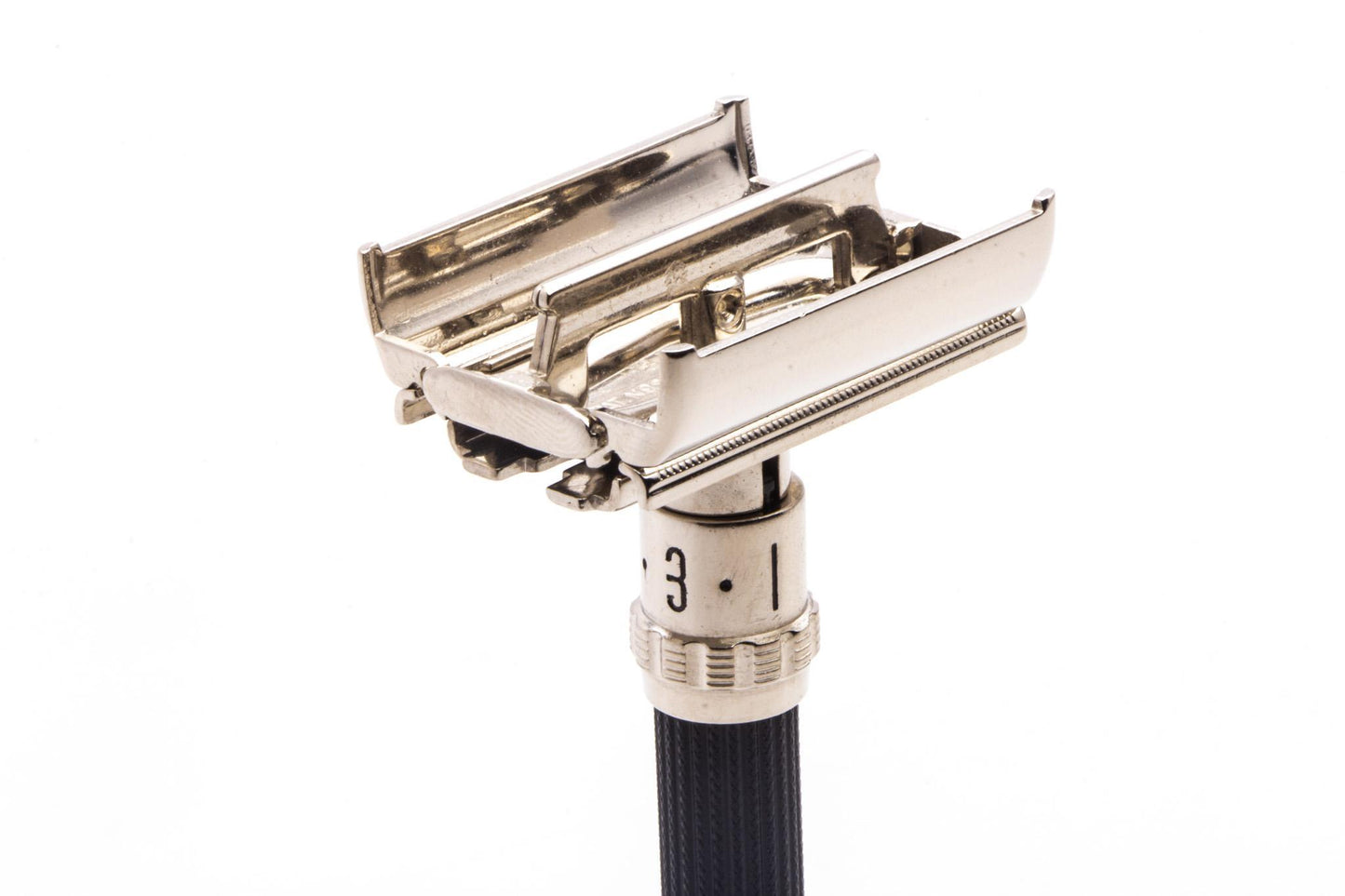 1969 O4 Gillette Super Adjustable 84mm DE Safety Razor | Factory Nickel Revamp