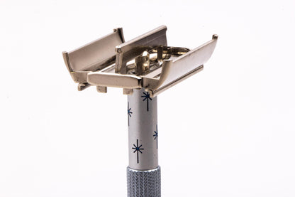 1961 G4 Blue Star Lady Gillette Double Edge Safety Razor | Original Condition
