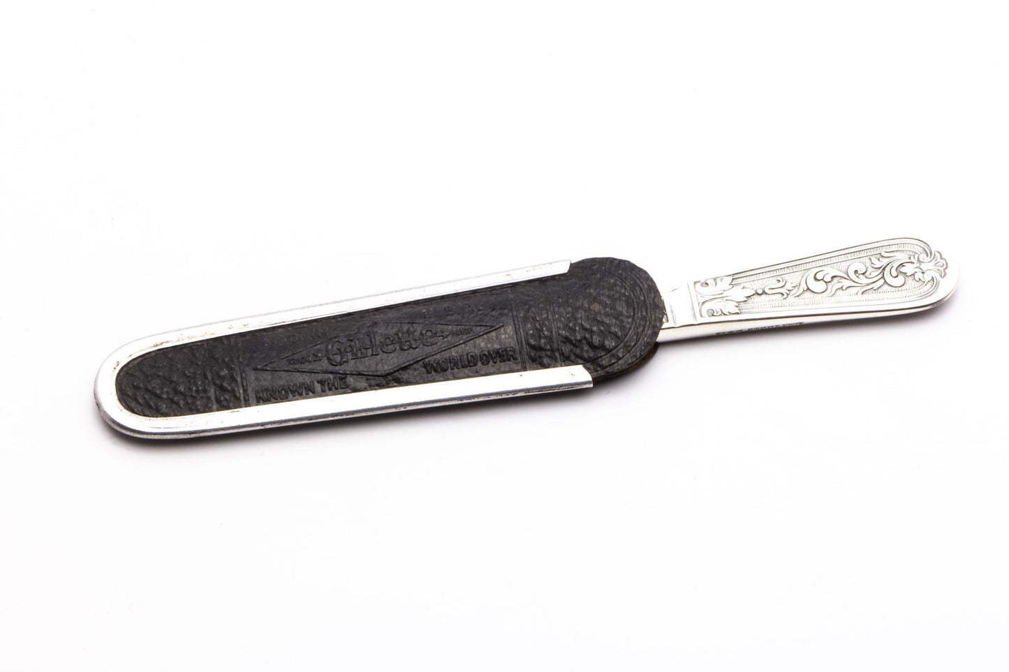 1920's Gillette Safety Razor Co. Office Knife with Leather Sleeve & Original Box