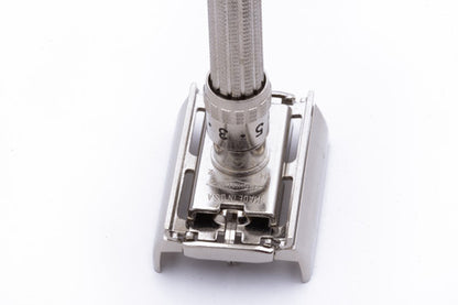 1962 Gillette Slim Adjustable H2 Double Edge Safety Razor Set