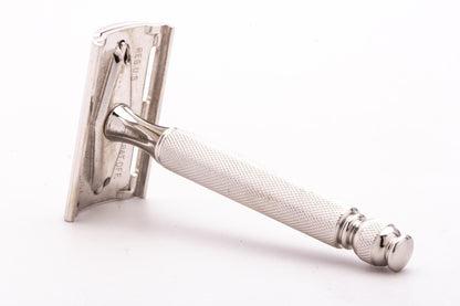 1930's WWII Gillette Ball End Old Type DE Safety Razor | Rhodium Revamp