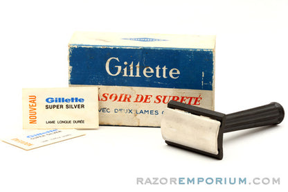 Gillette Rasoir De Surete Safety Razor w/ Box & Blades | Made in England