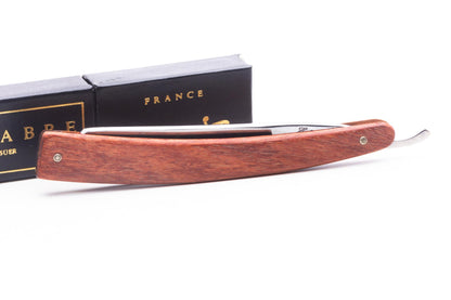 5/8" Ertan Süer Rasoir Sabre Campiono Carbon Straight Razor | Rose Wood Scales