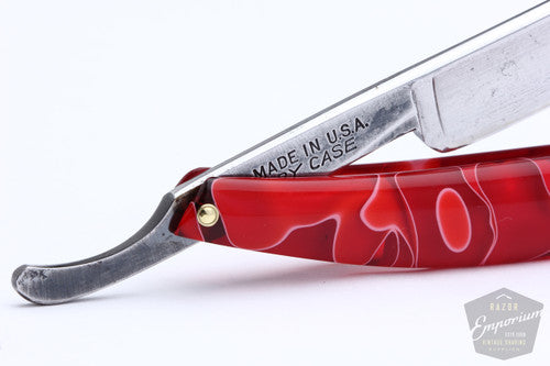 6/8" #133 Red Imp By Case | Hollow Ground Custom Scales USA