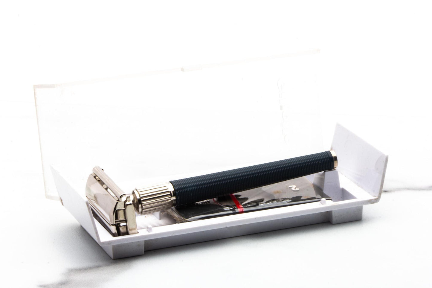 1973 T3 Gillette TTO Knack Double Edge Safety Razor Set  | Original Condition
