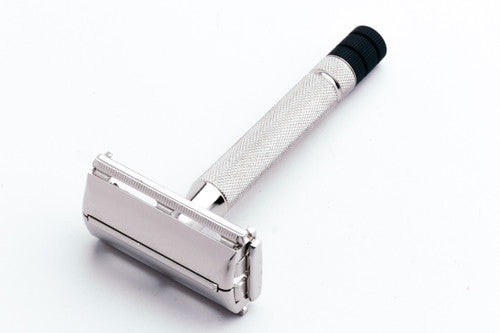1952 Gillette Black Tip Super Speed Safety Razor + Case