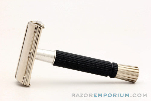 1966 Gillette Black Handle DE Super Speed Safety Razor L4