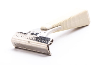 1960's Schick Cream Handle Injector Safety Razor | Original Condition