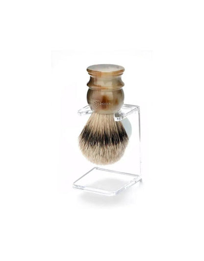 Edwin Jagger | English Shaving Brush Silver Tip Badger - Imitation Light Horn