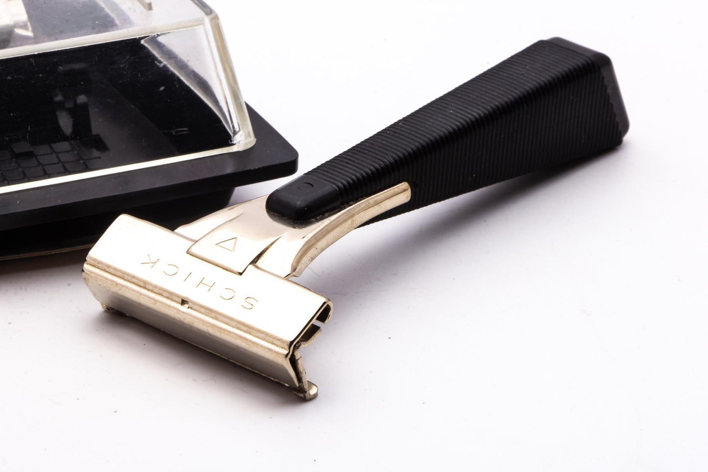1950's Eversharp Schick Injector Safety Razor Set With Original Ad| Original Condition