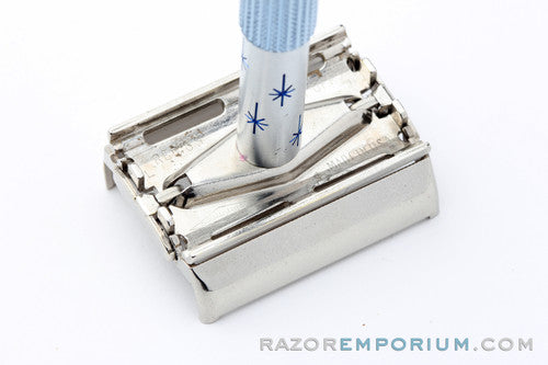 1966 Gillette Blue Star Lady Gillette DE Safety Razor L1 - Excellent