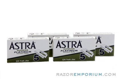 Astra Superior Platinum (Green) Double Edge Blades | Made In India
