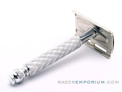 1971 R2 Gillette Ball End Tech Spiral Handle DE Safety Razor | Marca Regs