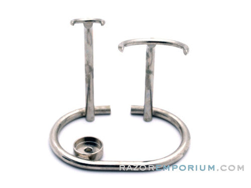 Brush & Razor Stand | Stainless Steel