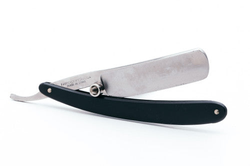6/8" Filarmonica Doble Temple #13 Straight Razor w/ Coffin & Black\Teal Scales| Spain