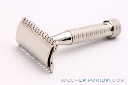 1930's Segal One Piece TTO Razor * Factory Nickel REVAMP