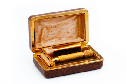 1940's Gillette British Aristocrat No 16 Set 24K Revamp