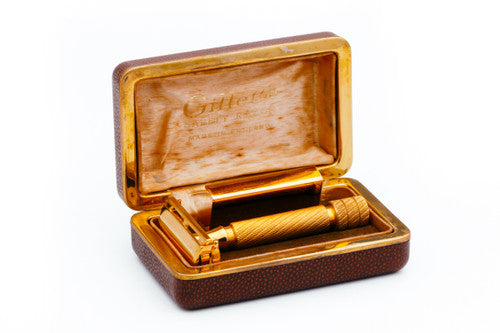 1940's Gillette British Aristocrat No 16 Set 24K Revamp