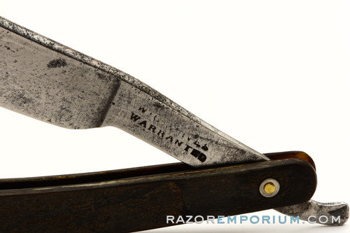 5/8"  Vintage "Warranted" Straight Razor w/ Original Scales