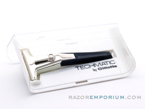 1971 Gillette Techmatic Band Safety Razor w/ Case