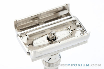 1962 Gillette H2 Slim Adjustable TTO DE Safety Razor