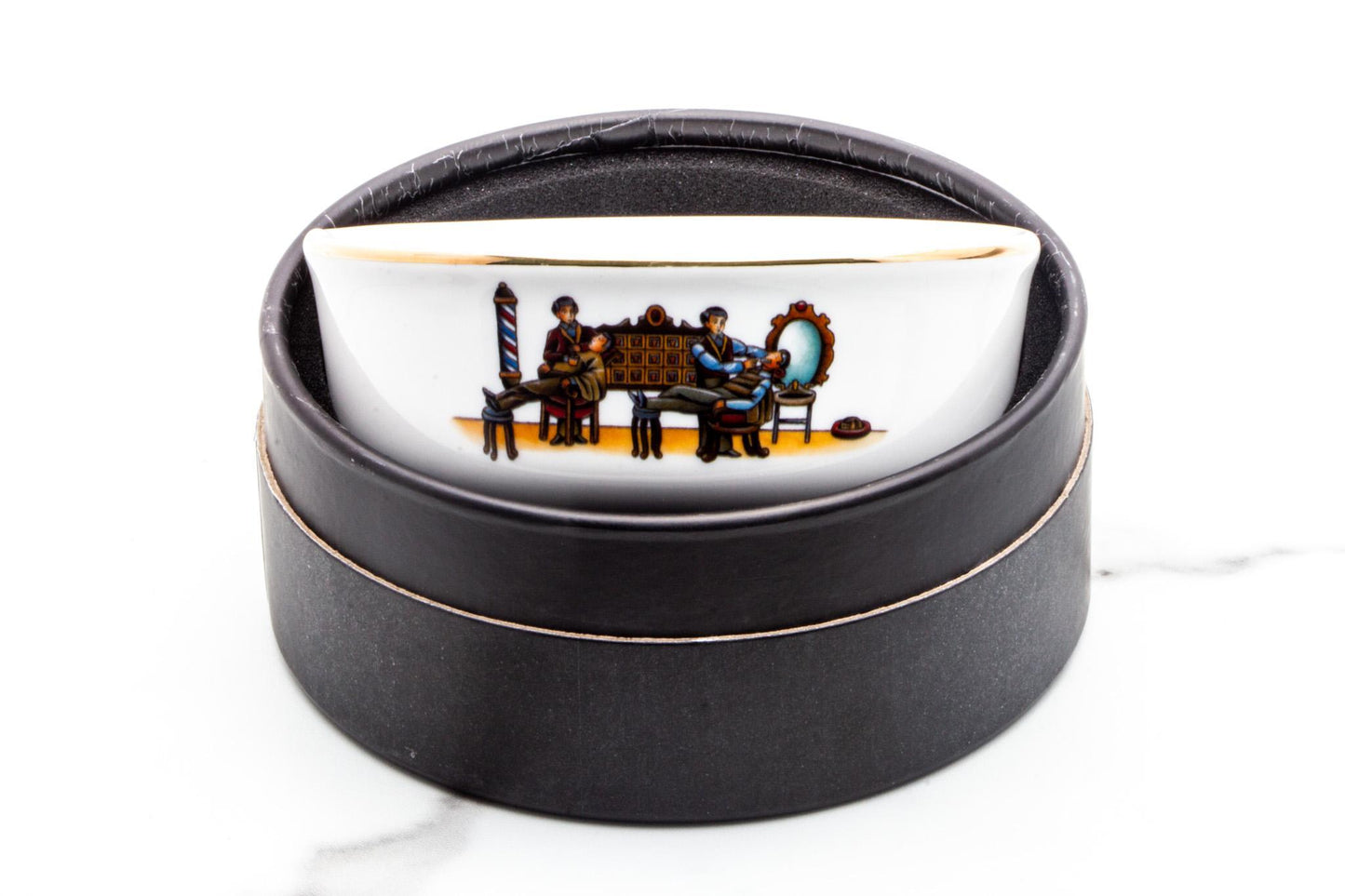 Brousseau and Dov | Two Barbers Porcelain Shaving Bowl