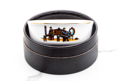 Brousseau and Dov | Two Barbers Porcelain Shaving Bowl