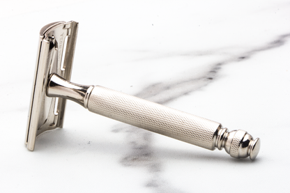 1954 Z1 Gillette Ball End Double Edge Safety Razor | Factory Nickel Revamp